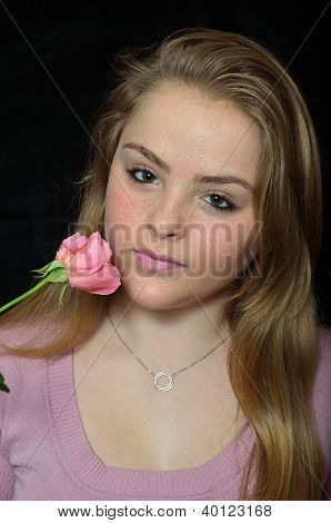 MÃ¤dchen mit einer rose