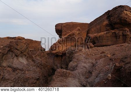 Hiking In The Shehoret Canyon, South Israel