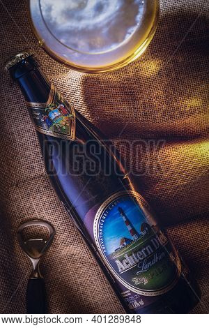 Photo Of A Bottle Of Beer Achtern Diek Landbier , Rustic Style