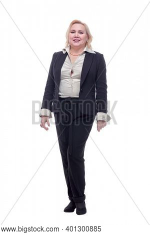 Full lenth portrait of businesswoman portrait