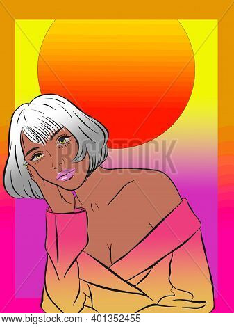 Woman With Short Hair  - Hair Style