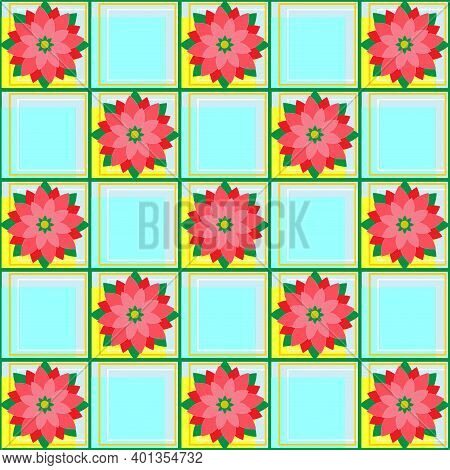 Floral Seamless Pattern Can Be Used For Wallpaper, Oilcloth, Wrapping Paper, Web Design, Cover And M