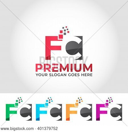 Fc Alphabet Modern Logo Design Concept Company