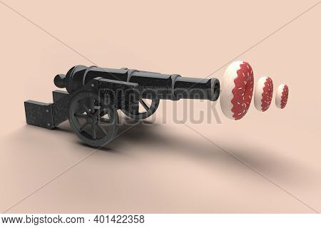 Black Cannon Releasing Three Donuts 3d Render