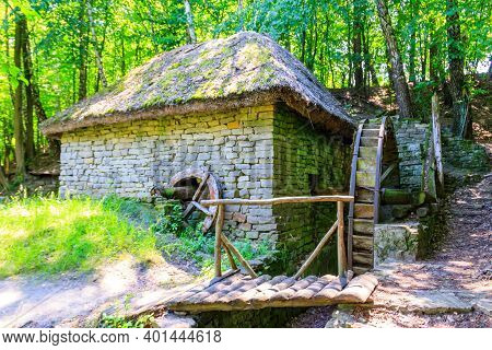Old Watermill In Pyrohiv (pirogovo) Village Near Kiev, Ukraine
