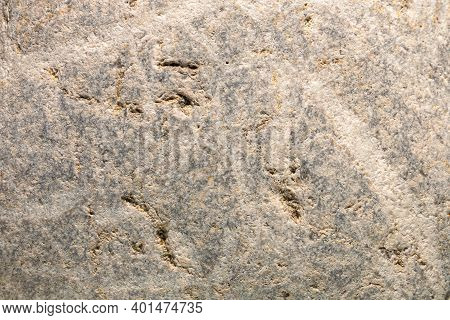 Detail Of A Colored Sea Stone