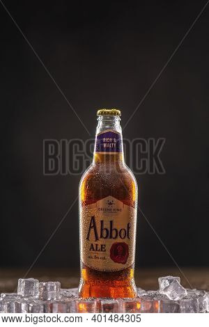 Abbot Ale A Premium Bitter, First Brewed In The 1950s. Uk, Bedford, December 31, 2020