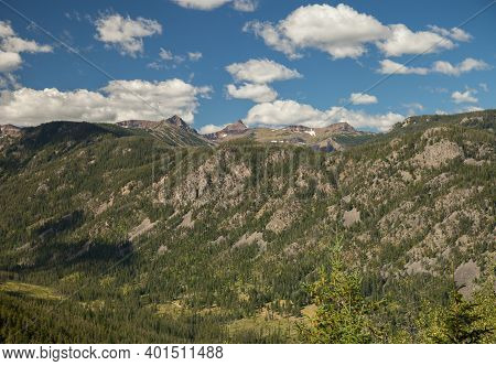 Custer Gallatin National Forest Mountains In Montana