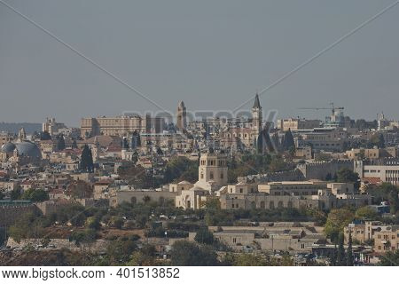 City Of Jerusalem In Israel Was Built On The Desert. It Is One Of The Oldest Cities In The World And