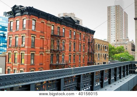 Modern Chelsea byggnader, New York