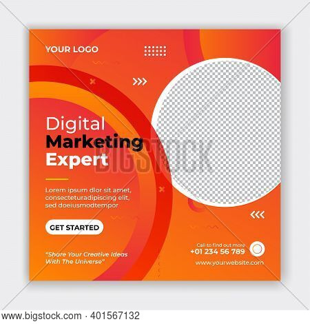 Digital Business Marketing Social Media Banner Design