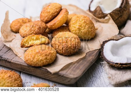 Gluten Free Millet Cookies With Coconut Flakes. Cocosanki - Poland Cookies