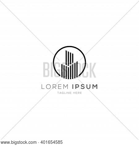 Modern Real State Logo Design Billing Template Vector