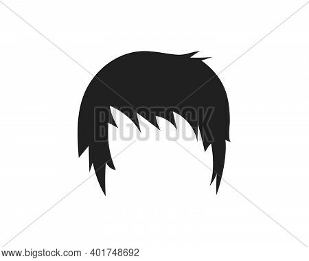 Man Hairstyle Element Icon Vector Illustration