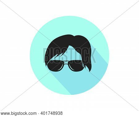 Man Hairstyle Element Icon Vector Illustration