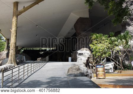 Modern Building In Wat Tham Klong Phen Forest Temple For Thai People And Travelers Travel Visit Resp