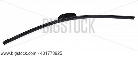 New Modern Frameless Car Windshield Wiper Blade Without Metal Frame On A White Background