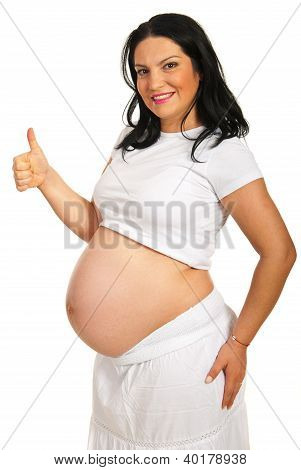 成功怀孕的女人