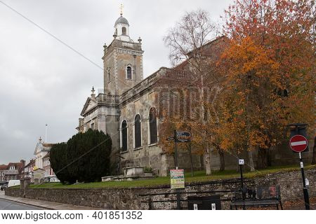 The Church Of St Peter And St Paul In Blandford Forum, Dorset In The Uk, Taken On The 26th October 2