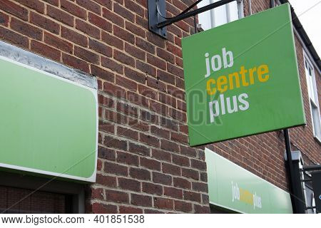 The Job Centre Branding In Blandford Forum In Dorset In The Uk, Taken On The 26th October 2020