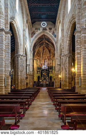Cordoba, Spain - November 02, 2019: San Lorenzo Church In Cordoba, Andalusia, Spain. It Was Built Be