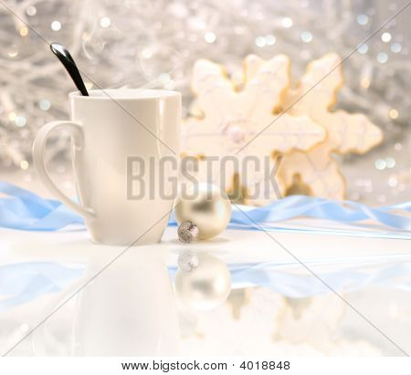 Gorący napój zimowy z Cookies cukru