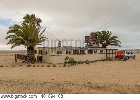 House In The Holiday Complex Wlotzkasbaken In The North Of Swakopmund, Namibia