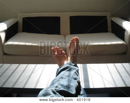 Détente sous le soleil de l'homme
