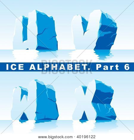 Ice alfabet.