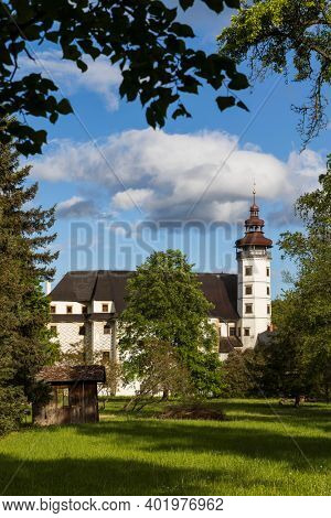 Velke Losiny castle in Northern Moravia, Czech Republic