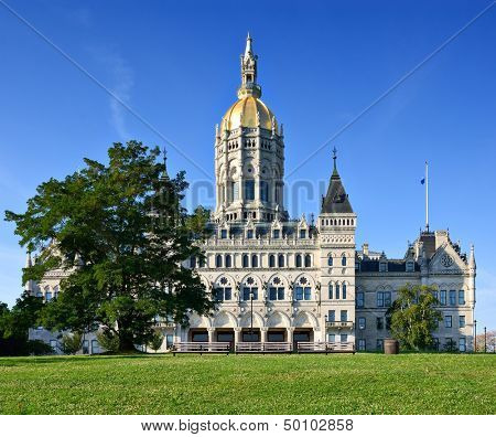 Connecticut State Capitol in Hartford, Connecticut.