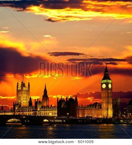 O edifício do Parlamento - Big Ben