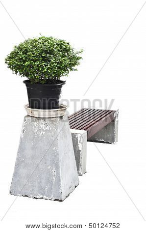 Chair In Gaden Die Cut
