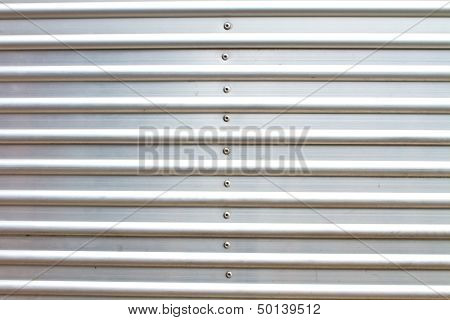 metal surface cargo container