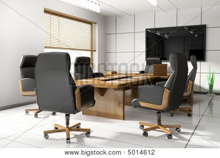 Salle de négociation au bureau