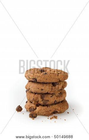 Cookies Isolated On A White Background