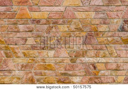 Pattern Color Of Modern Style Design Decorative Red Slate Stone Wall Surface