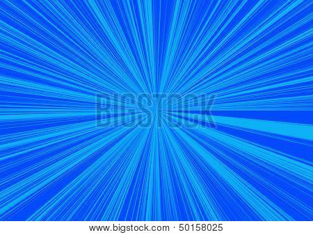 blue background star effect