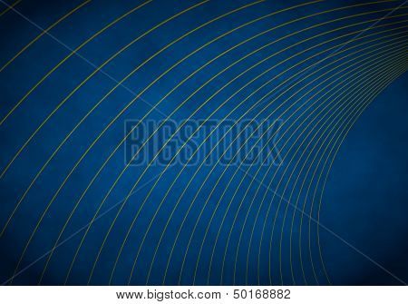 Illustration Of A Stylish Waved Background  With Vintage Waves