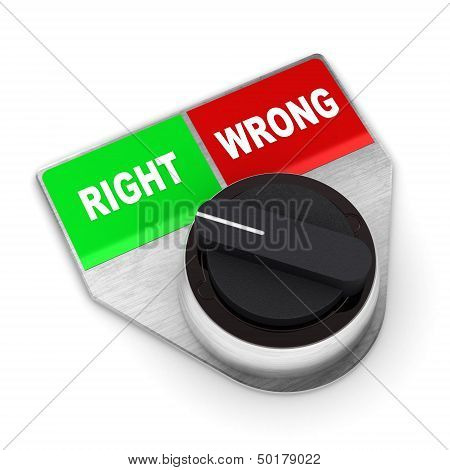 Right Vs Wrong Concept Switch