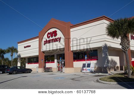 JACKSONVILLE, FL-FEBRUARY 17, 2014: A CVS Pharmacy in Jacksonville. CVS Pharmacy is the largest pharmacy chain in the United States with more than 7,600 stores. 