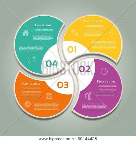 Vector Progress Background / Product Choice or Version. eps 10