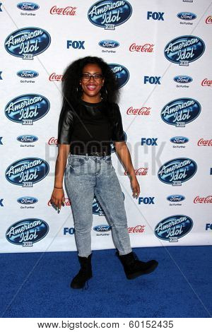 LOS ANGELES - FEB 20:  Malaya Watson at the American Idol 13 Finalists Party at Fig & Olive on February 20, 2014 in West Hollywood, CA