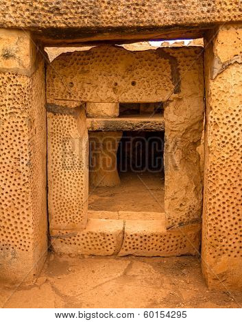 Mnajdra Temple Door