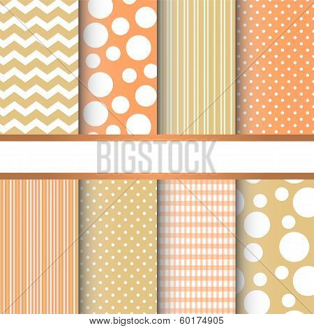 Set Of Seamless Patterns