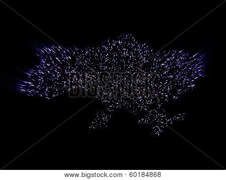 Ukraine light map
