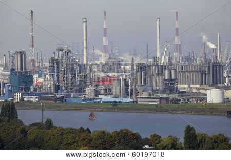Industrial Zone Of Antwerp