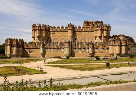 Coca Castle (castillo De Coca) Is A Fortification Constructed In The 15Th Century And Is Located In