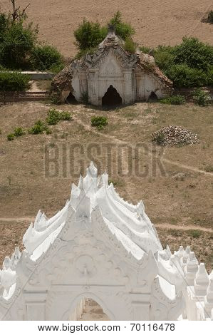 Entrance Gate To Hsinbyume Pagoda In Myanmar.