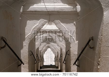 Entrance Gate To Hsinbyume Pagoda In Myanmar.